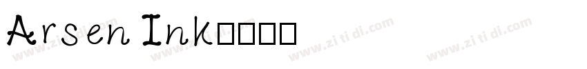 Arsen Ink字体转换